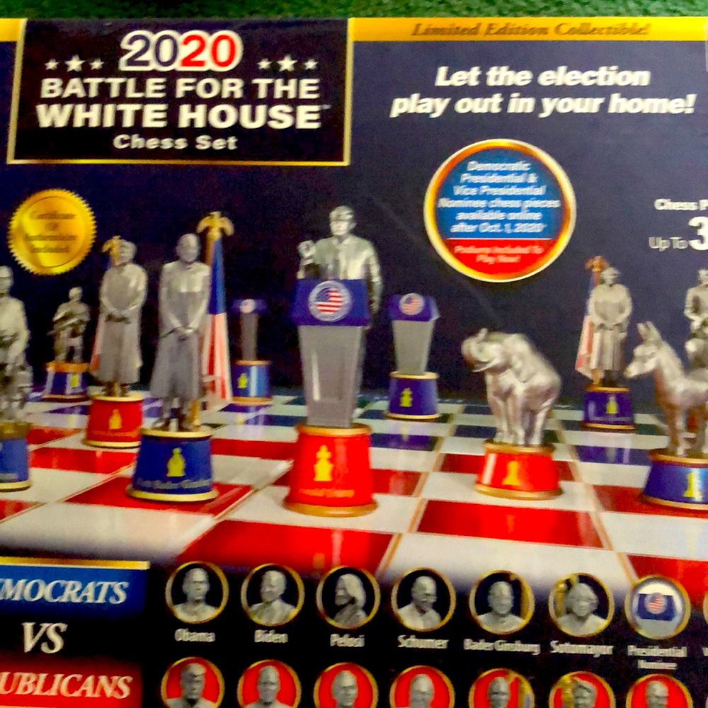 “NIP” 2020 Battle For The White House Chess Set!